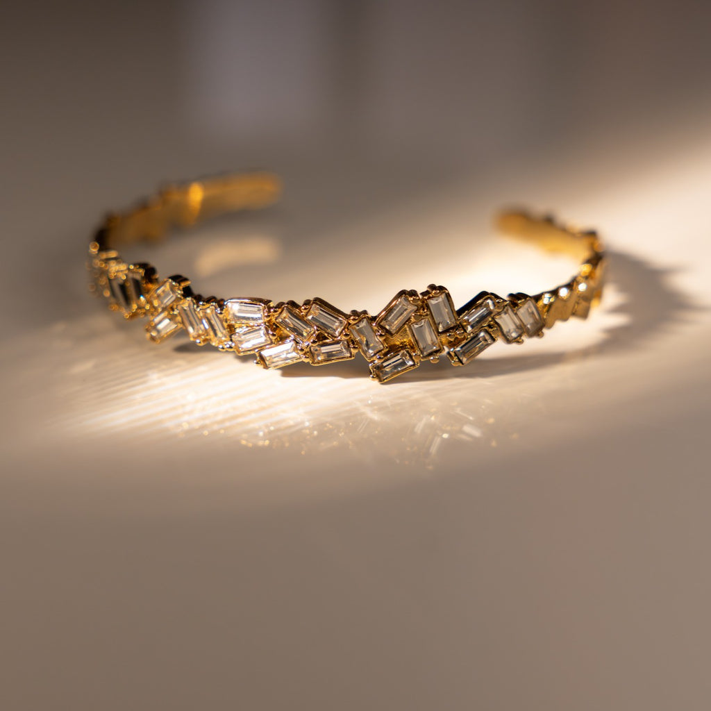 Crystal Cluster Cuff