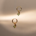 Bohemian Dewdrop Hoops