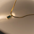 Emerald Ribbon Chain