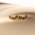 Multicolor Mosaic Hoops
